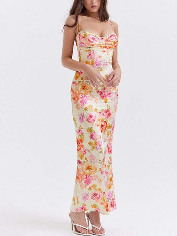 Printed Sexy Maxi Dress - Image 3