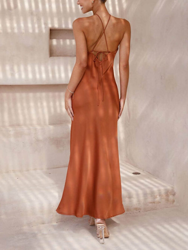 Unique Neckless Backless Maxi Dresses - Image 4