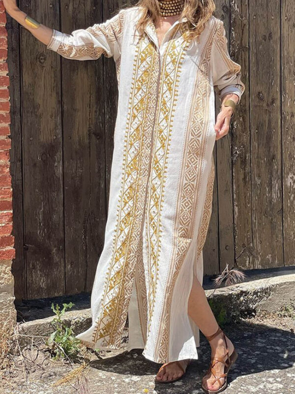 Fashionable Bohemian Midi Dress - Image 4