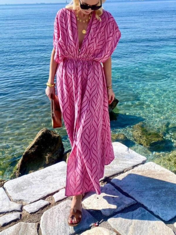 Printed Resort Maxi Dress - Image 2