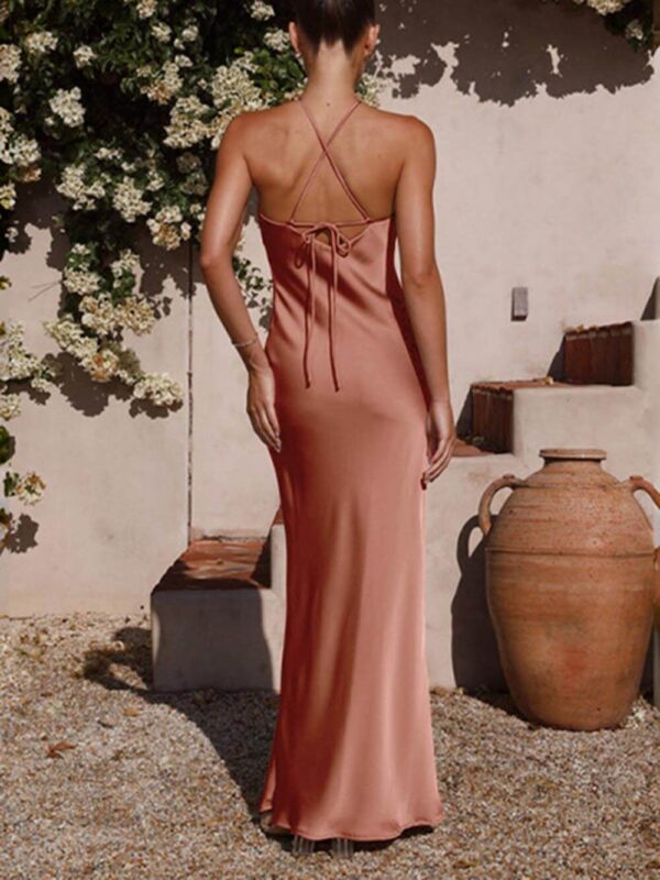 Unique Neckless Backless Maxi Dresses - Image 15