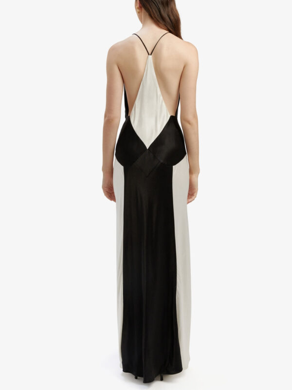 Black Ivory Contrast Maxi Dress - Image 4