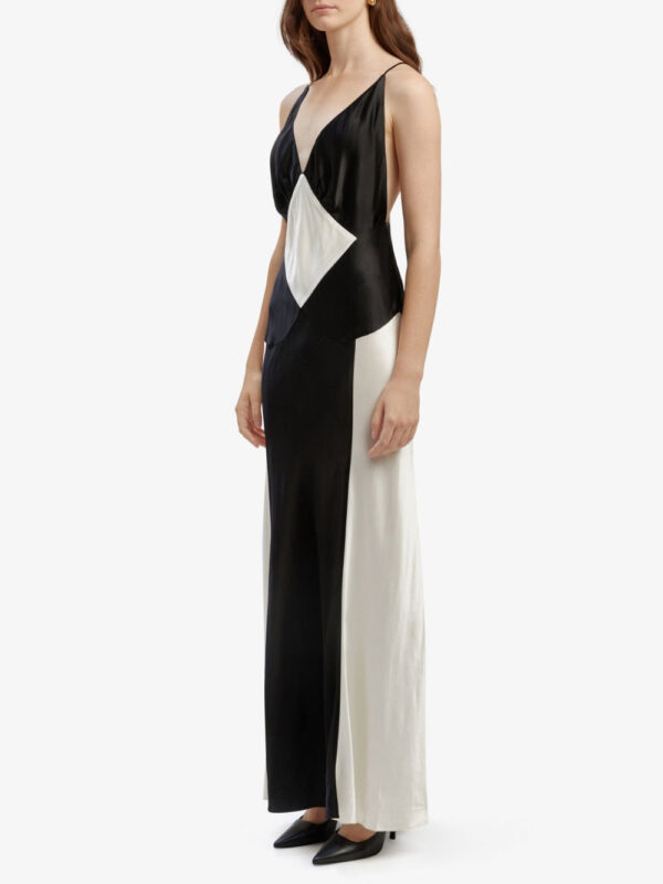 Black Ivory Contrast Maxi Dress - Image 5