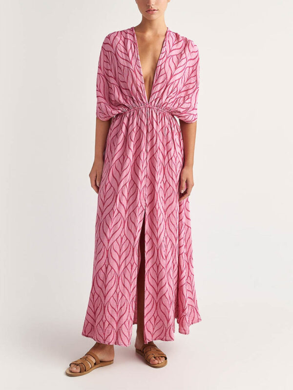 Printed Resort Maxi Dress - Image 3