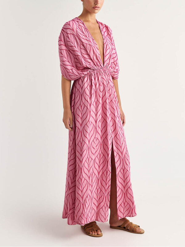 Printed Resort Maxi Dress - Image 4